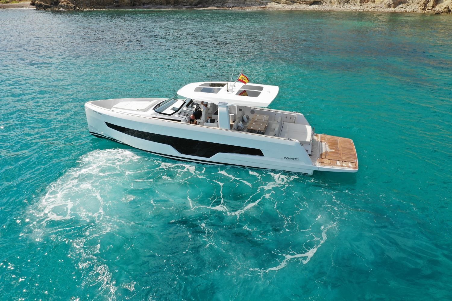 fjord 41 xl rental st tropez luxury yacht french riviera experience