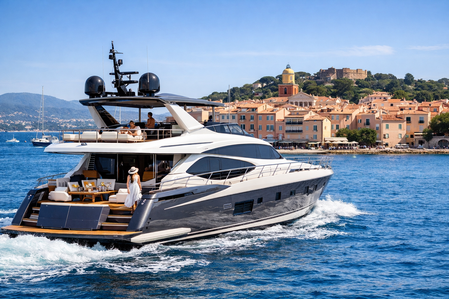 luxury yacht charter St Tropez private yacht French Riviera experience