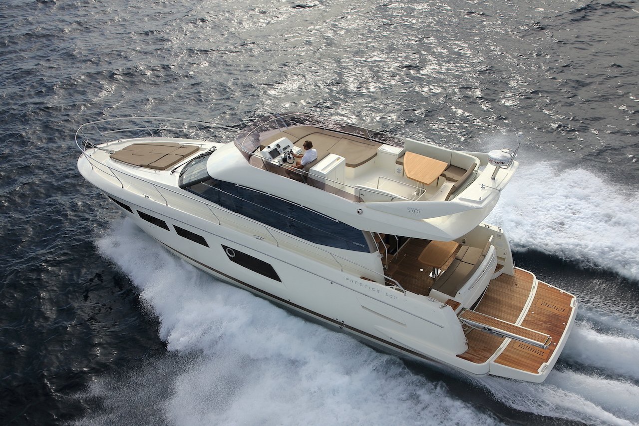 prestige 500 fly rental st tropez luxury yacht french riviera experience