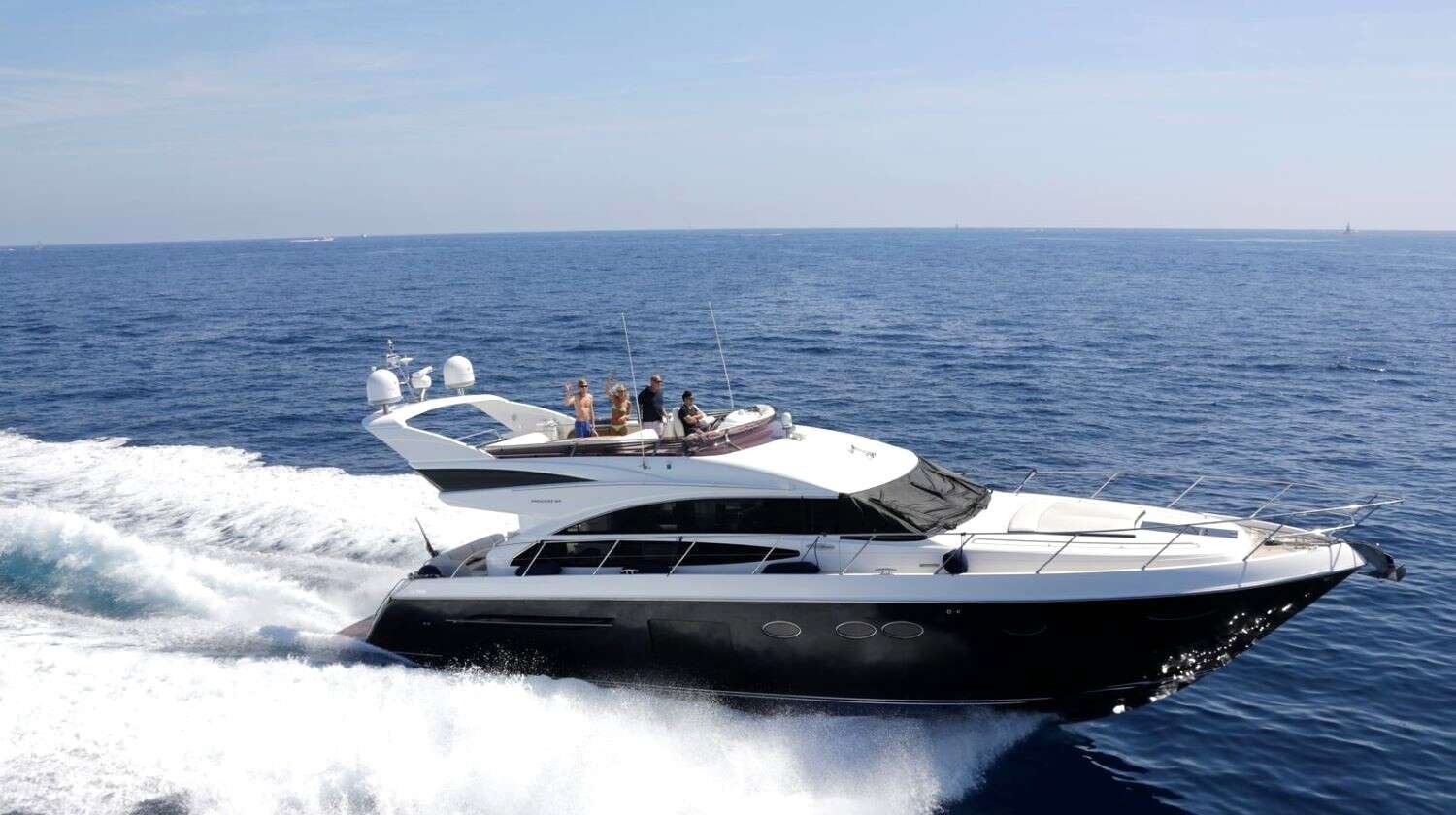 Princess V64 Yacht Rental St Tropez Luxury Charter