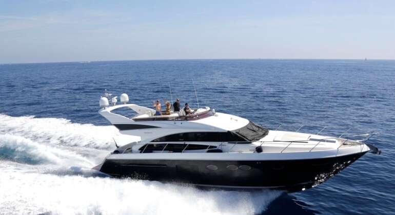 Princess V64 Yacht Rental St Tropez Luxury Charter